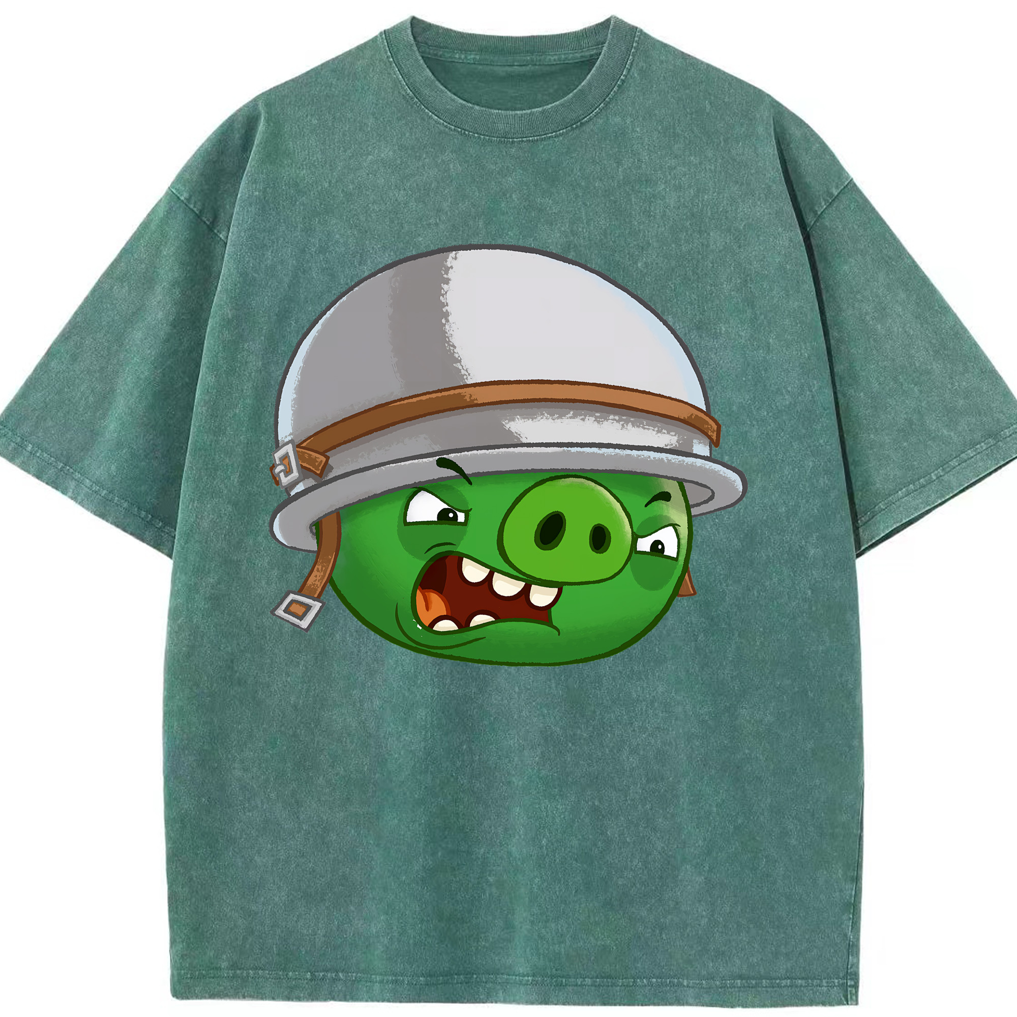 （画像用） Angry Birds アングリーバード 綿100% ヴィンテージ風 半袖Tシャツ（フロントプリント）